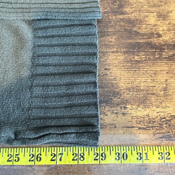 Cyrus Duster Open Cardigan Small Olive Green Hooded Preppy Grunge VGUC - Picture 4 of 9